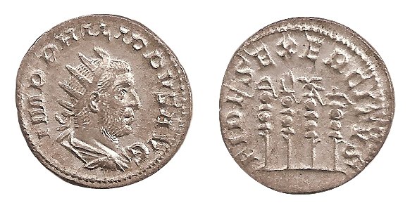 Antoniniano de Filipo Arabe ROMAE AETERNAE. A14